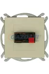 GREENLUX GXKP652 PREMIUM 1 AU M-C Audio csatlakozóajlzat elefántcsont
