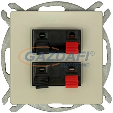 GREENLUX GXKP653 PREMIUM 2 AU M-C Dupla audio csatlakozóaljzat elefántcsont GREENLUX GXKP653 PREMIUM 2 AU M-C Dupla audio csatlakozóaljzat elefántcsont