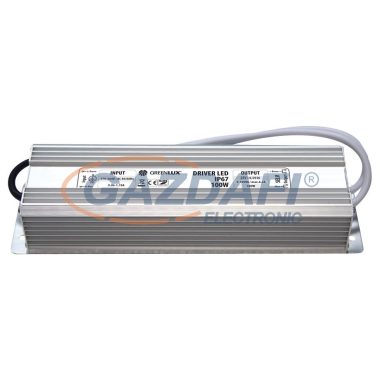 GREENLUX GXLD030 LED tápegység 24V IP67 100W