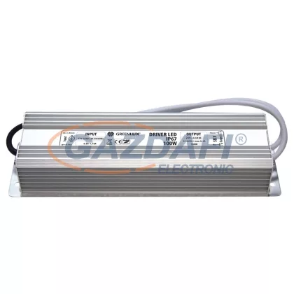 GREENLUX GXLD030 LED tápegység 24V IP67 100W