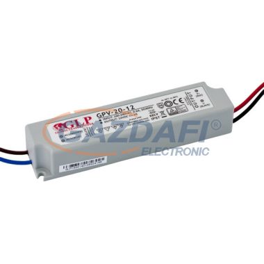 GREENLUX GXLD132 DRIVER 20W/P IP67 (GPV-20) Elektronikus LED tápegység, por- és páramentes 90-264V   2A IP67