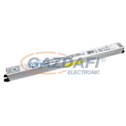   GREENLUX GXLD172 DRIVER 30W/M IP67 (SMLD-30-12) Elektronikus LED tápegység, por- és páramentes 180-264V   2.5A IP67