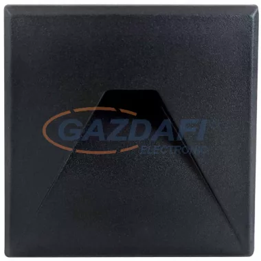 GREENLUX GXLL074 DECENTLY S3 3W LED lépcsővilágító 90lm 4000K 220-240V A++ -> A fekete IP20 GREENLUX GXLL074 DECENTLY S3 3W LED lépcsővilágító 90lm 4000K 220-240V A++ -> A fekete IP20