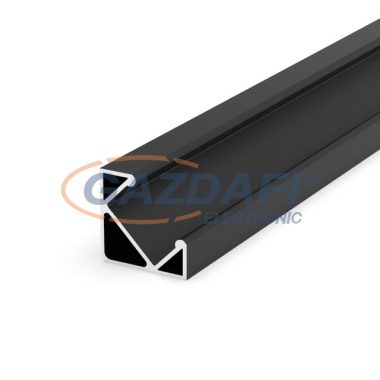 GREENLUX GXLP066 Alumínium sarokprofil (V) 45˙-os dőlésű, max. 12mm széles LED szalagokhoz alumínium