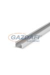 GREENLUX GXLP081 Alumínium profil (E2) max. 8mm széles LED szalagokhoz, felületre telepítéshez ezüst elox