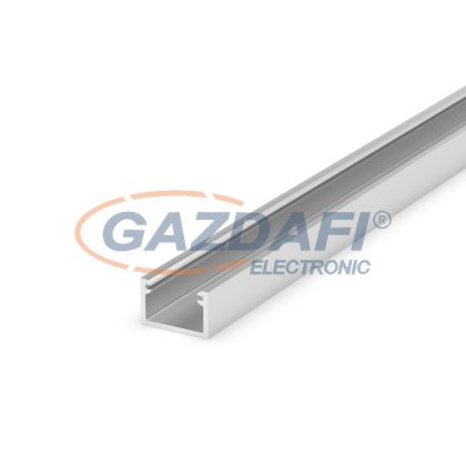  GREENLUX GXLP081 Alumínium profil (E2) max. 8mm széles LED szalagokhoz, felületre telepítéshez ezüst elox