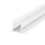   GREENLUX GXLP103 Alumínium profil (E3), magas, max. 12mm széles LED szalagokhoz, felületre telepítéshez lakkozott fehér