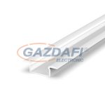   GREENLUX GXLP123 Alumínium profil (F), max. 12mm széles LED szalagokhoz, süllyeszthető lakkozott fehér