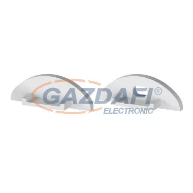 GREENLUX GXLP301 Műanyag végzáró szett U profilhoz szürke