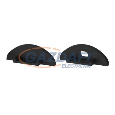 GREENLUX GXLP303 Műanyag végzáró szett U profilhoz fekete