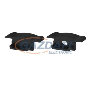 GREENLUX GXLP373 Műanyag végzáró szett F profilhoz fekete