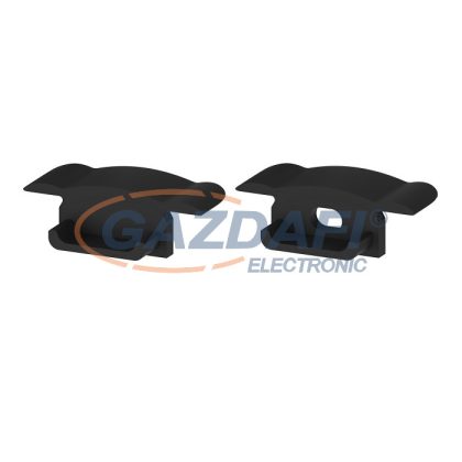   GREENLUX GXLP373 Műanyag végzáró szett F profilhoz fekete