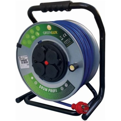   GREENLUX GXPK024 DRUM PROFI 3G2,5 40m Schuko Hosszabbító dob