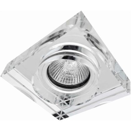   GREENLUX GXPO036 GLASS HIGH PEARL-S  Mennyezeti lámpa keret – üveg, négyzet