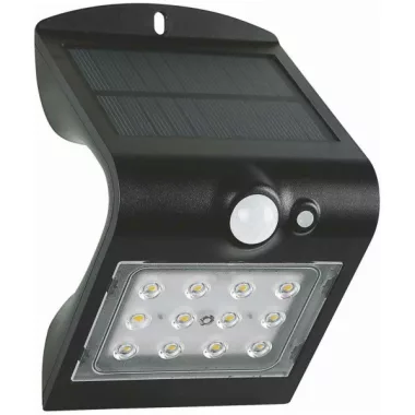 GREENLUX GXSO005 FOX SOLAR PIR 12LED B NW Napelemes LED lámpatest