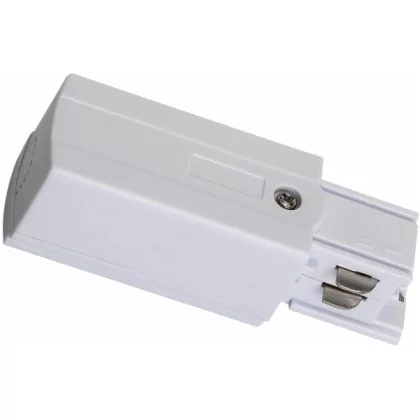   GREENLUX GXTR014 TRACK POWER CONNECTOR P-R 4W WHITE Sín tápcsatlakozó