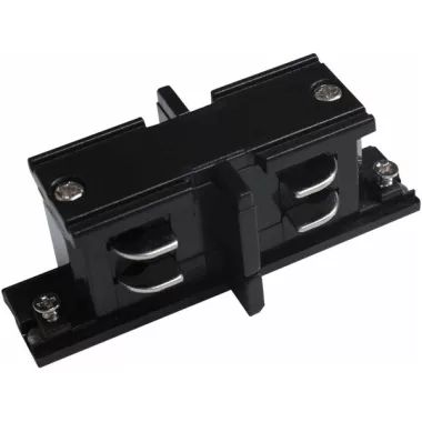 GREENLUX GXTR018 TRACK SHORT CONNECTOR 4W BLACK szalag csatlakozó