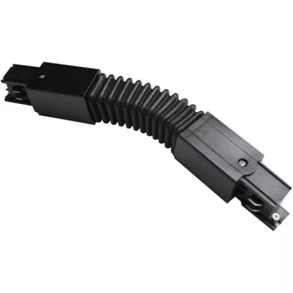   GREENLUX GXTR024 TRACK FLEXI CONNECTOR 4W BLACK szalag csatlakozó
