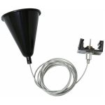   GREENLUX GXTR051 TRACK ROPE 4W BLACK  A sínek felfüggesztése