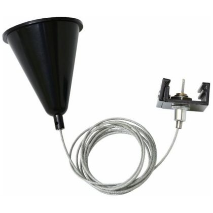   GREENLUX GXTR051 TRACK ROPE 4W BLACK  A sínek felfüggesztése