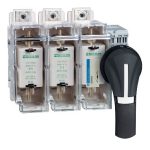   SCHNEIDER GS2AH530 Fupact GS rotációs hajtás külső, mellső 100...400A IP65 fekete