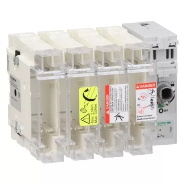 SCHNEIDER GS2J4 Biztosítóbetétes megszakító szakaszoló