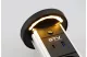 GTV AE-BPW2FCAM-20 CAMINO 80mm süllyesztett irodai hosszabbító kábel 100mm, 2x francia aljzat,USB A+C, indukciós töltő 10W, kábel 1,5 m, fekete