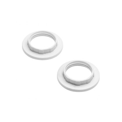 GTV AE-E27RING-10 Keret anya E27, fehér, 1 készlet = 2 pcs