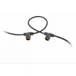   GTV AE-GR610-10 Kerti füzér 7,5m, AC220-240V, 50/60Hz, max. 10x10W, E27, IP44, 2x1,5mm