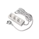   GTV AE-PS5G5M-00 hosszabbító kábel 5 aljzat, 3500W, AC220-240V, 50/60 Hz, 5 m, 3x1,5 mm², SCHUKO