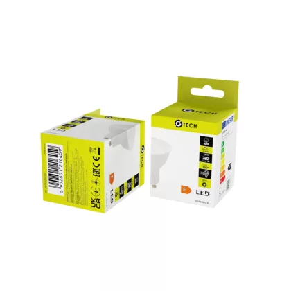   GTV GT-PC3010-64 G-TECH LED lámpa 3W, 240lm, 6400K, GU10, AC220-240V, 50/60Hz, RA>80, PF>0,5, 120°, 26mA