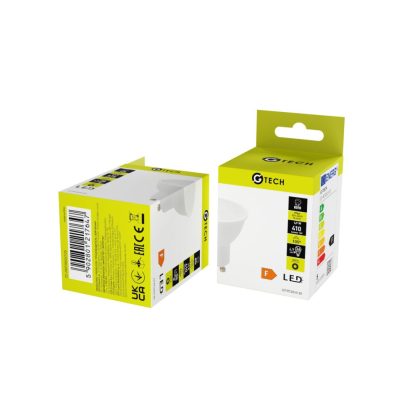   GTV GT-PC5010-40 G-TECH LED lámpa 5W, 400lm, 4000K, GU10, AC220-240V, 50/60Hz, RA>80, PF>0,5, 120°, 43mA