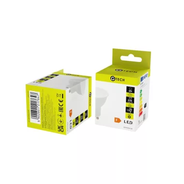 GTV GT-PC5010-64 G-TECH LED lámpa 5W, 400lm, 6400K, GU10, AC220-240V, 50/60Hz, RA>80, PF>0,5, 120°, 43mA