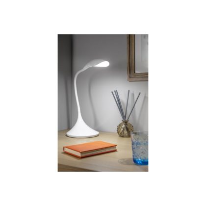   GTV LB-HAL8W-00-DEC LED Halley asztali lámpa 8 W, 500 lm, AC220-240V, 4000K, 3-lépések elsötétülve ,PF>0,5, Ra>80, fehér