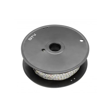 GTV LD-3528-600-20-CB-50 LED szalag FLASH 3528, 120 LEDs/m, 3000K, 4,8 W/m, 300 lm/m, 12VDC, IP20, 8 mm, tekercs 50 m