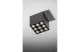 GTV LD-ATM20WCK-NB LED lámpa ARTEMIDA 20W, 1920lm, AC220-240V, 50/60 Hz, PF>0,9, Ra≥80, IP20, IK08, 4000K, 38° ,négyzet alakú,fekete
