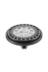 GTV LD-ES11100-30 LED izzó 12W, ES111, 3000K 12xPOWER LED, GU10,sugárzási szög 45°, 230V, 950 lm, átlátszó üveg, magassága 75mm