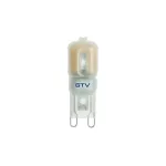   GTV LD-G93W24-32 LED izzó 3W, G9, 3000K, AC220-240V, sugárzási szög 360°, 240lm, 33mA