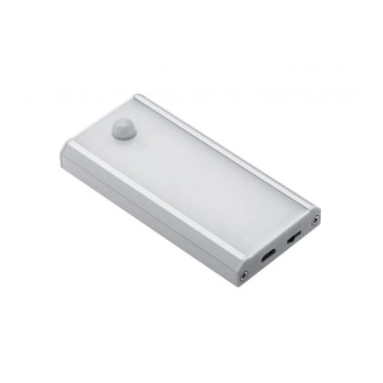   GTV LD-IRUSB-53 LED lámpatest,szerelvény COMA,  proximity IR érzékelő egy- vagy kétpólusú (USB port Li-ion akkumulátorral töltve), 1W, 4000K, 40-50 lm,  USB kábellel, alumínium, acél/műanyag