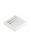 GTV LD-KONML-WRGB-PAN LED érintőpad, elemmel működő 4-4 zónás érintéspanel RGBW, hatótávolság max. 30 m, IP20, akkumulátor 2x AAA 1,5V