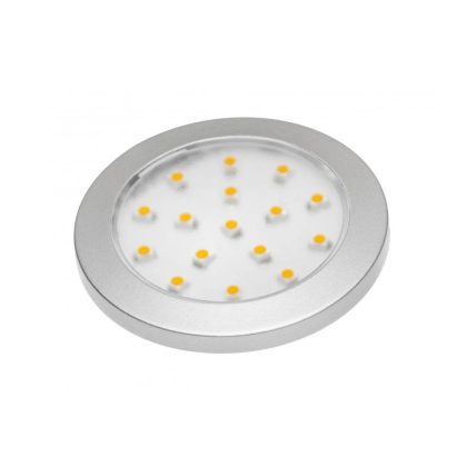   GTV LD-LU16CB-53  LED lámpatest,kerek szerelvényLUMINO 12V DC, 1.5W, 16 SMD3528, 70-85lm, 2700K, 2m kábel miniAMP, alumínium ház