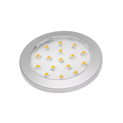  GTV LD-LU16ZB-53  LED lámpatest,kerek szerelvény LUMINO 12V DC, 1.5W, 16 SMD3528, 70-85lm, 6500K, 2m kábel miniAMP, alumínium ház