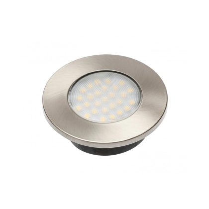   GTV LD-OBP27CB-53 SET of 3 LED lámpatest, kerek süllyesztett fixtures BARRI 3528SMD, 3x1,5W, 27 diódák, 230VAC, 2700K