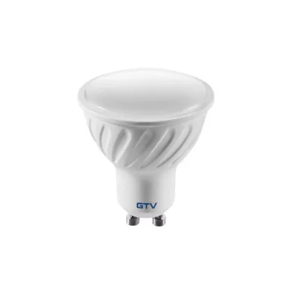   GTV LD-PC6010-64 LED izzó 6W, GU10, 6400K,  AC220-240V, 50-60Hz, sugárzási szög 120°, 440lm, 52 mA