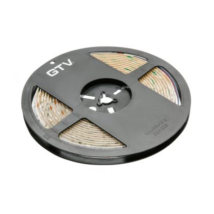   GTV LD-RGB-150-65 LED szalag  FLASH 60 LEDs/m, RGB, 7,2 W/m, 450 lm/m, 12VDC, IP65, 10 mm, tekercs 5m