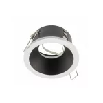   GTV OP-ELVAOBC-11 Spot mennyezeti lámpatest ELVA, IP54, Ø85x45mm,kerek, fehér/fekete
