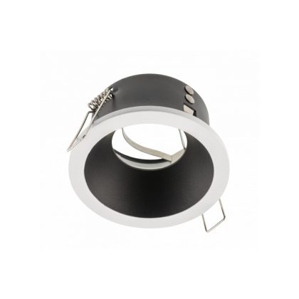   GTV OP-ELVAOBC-11 Spot mennyezeti lámpatest ELVA, IP54, Ø85x45mm,kerek, fehér/fekete