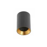   GTV OS-AERD20W-00 AERO II mennyezeti lámpatest, alumínium, 70x100mm, IP20, max. 20W, kerek, fekete