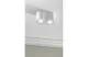 GTV OS-AV80160KW2-10 Mennyezeti lámpa AVEIRO DUO, alumínium, 160x80x85mm, IP20, max 2x20W, négyzet alakú, fehér