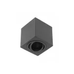   GTV OS-AVB8090KW1-00 Mennyezeti lámpatest AVEIRO BIS, alumínium, 80x80x90mm, IP20, max 20W, négyzet alakú, fekete
